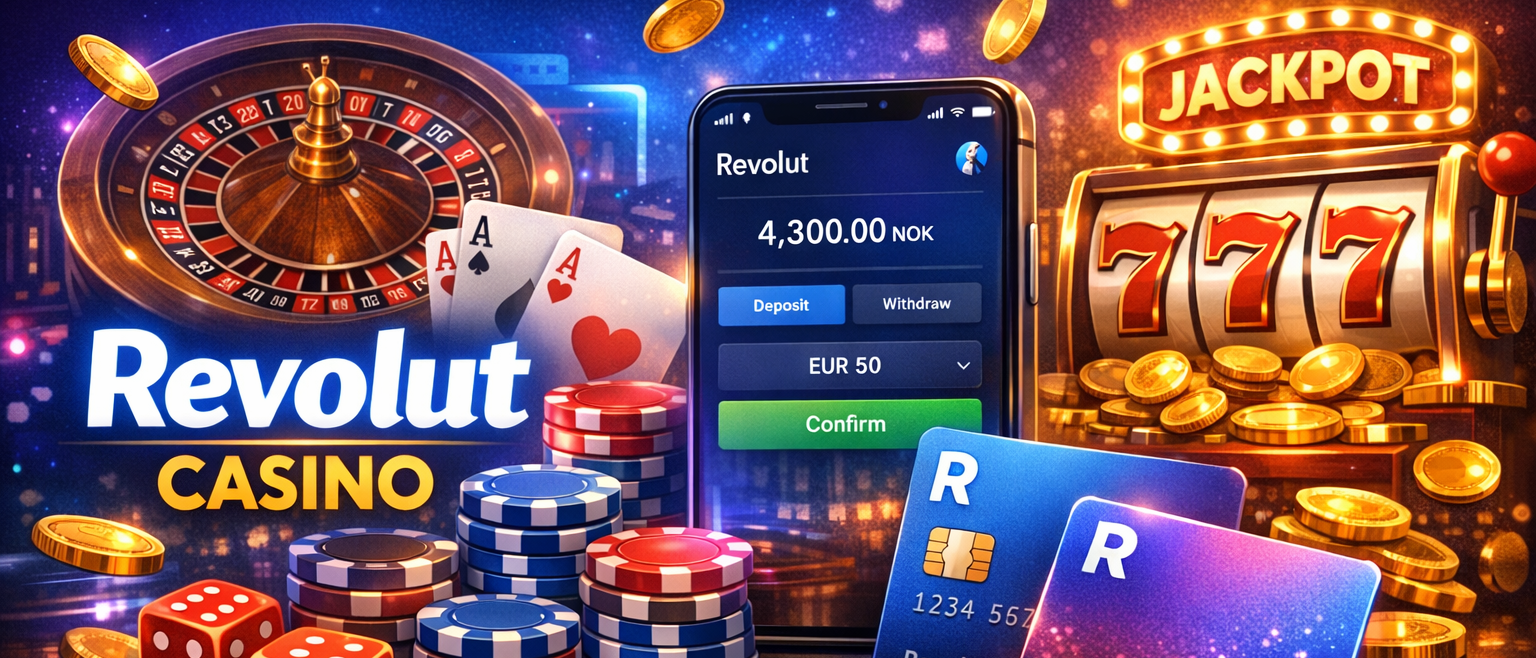 Revolut casino betyr å spille casino med Revolut kort